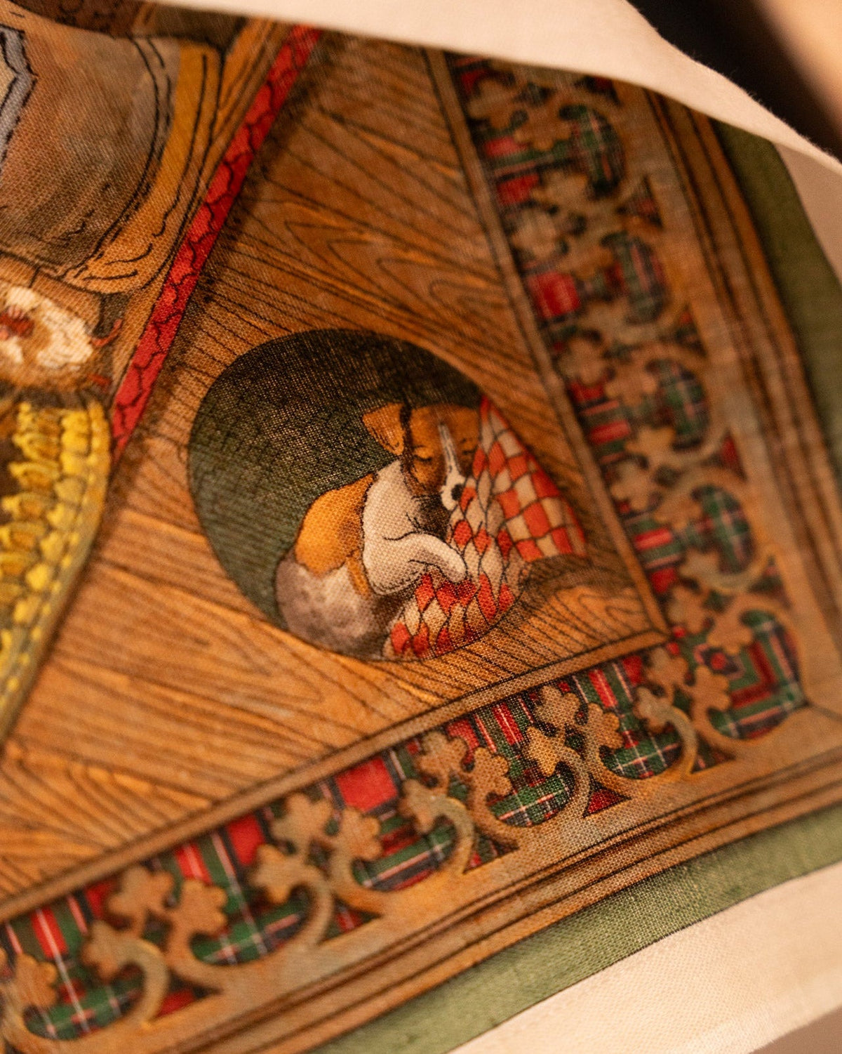 Tovaglia Natalis 170x270 cm Crema TESSITURA TOSCANA - immagine 4