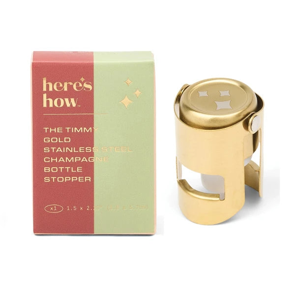 Tappo Champagne The Timmy Oro Acciaio Inox