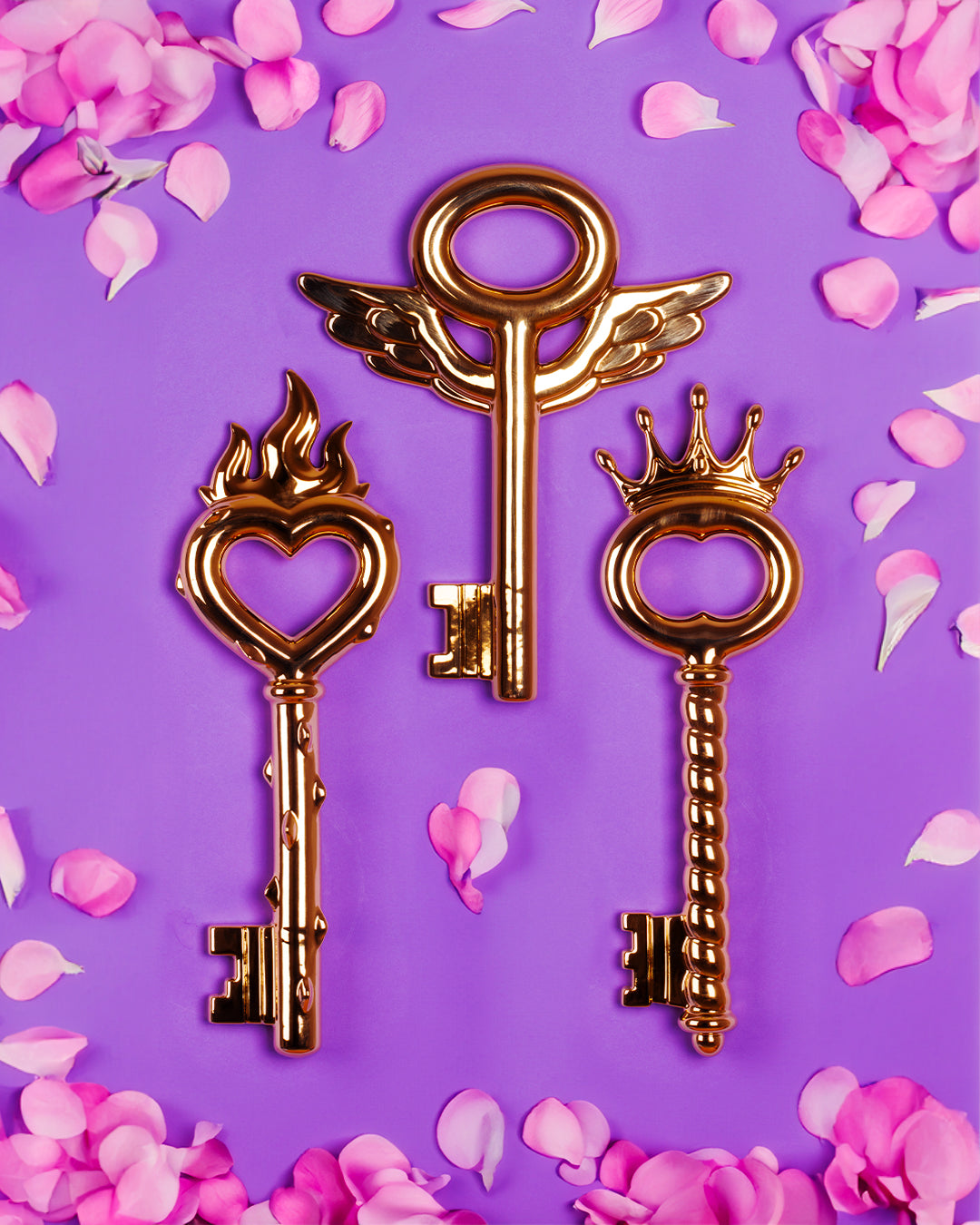 Chiave Decorativa Power Key 17x5cm Oro SELETTI