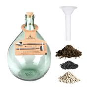 Kit Inizio Terrarium in Bottiglia 15L Vetro Trasparente