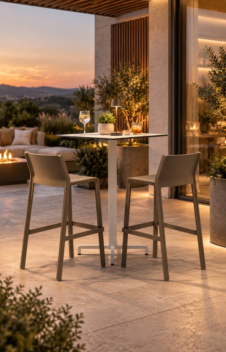 Sgabello Trill Stool Mini Tortora Nardi - immagine 2