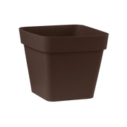 Vaso quadrato Cleo 34 cm Bronzo VECA