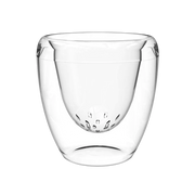 Vaso Cache-Pot Rotondo a Doppia Parete Gravity D 17x17,7 cm Trasparente VECA - immagine 1
