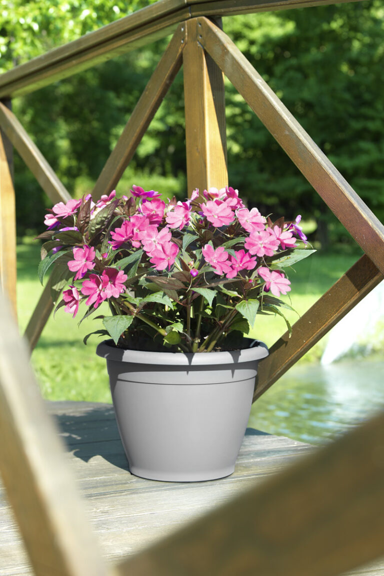 Vaso Rotondo Naxos 46xH33cm Bronzo VECA