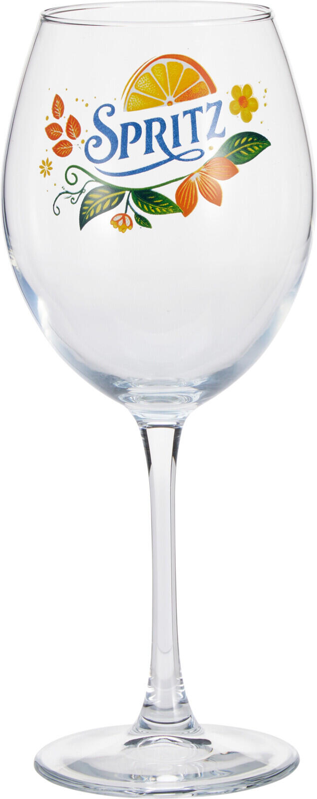 Calici da Cocktail Spritz Decorati Assortiti 550ml Trasparente