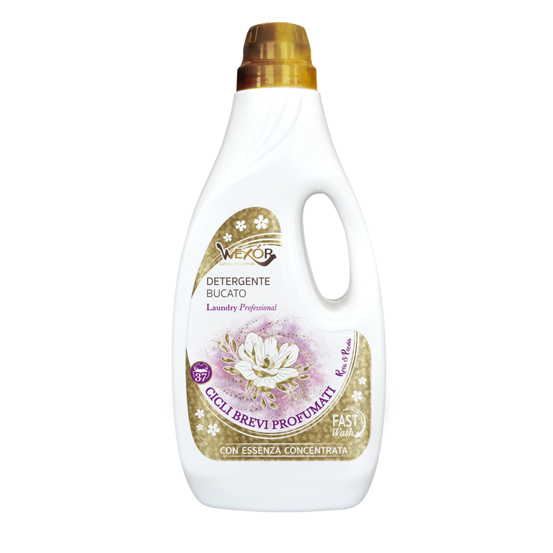 Detergente Bucato Cicli Brevi Profumati Rosa e Peonia 1000ml WEXÓR