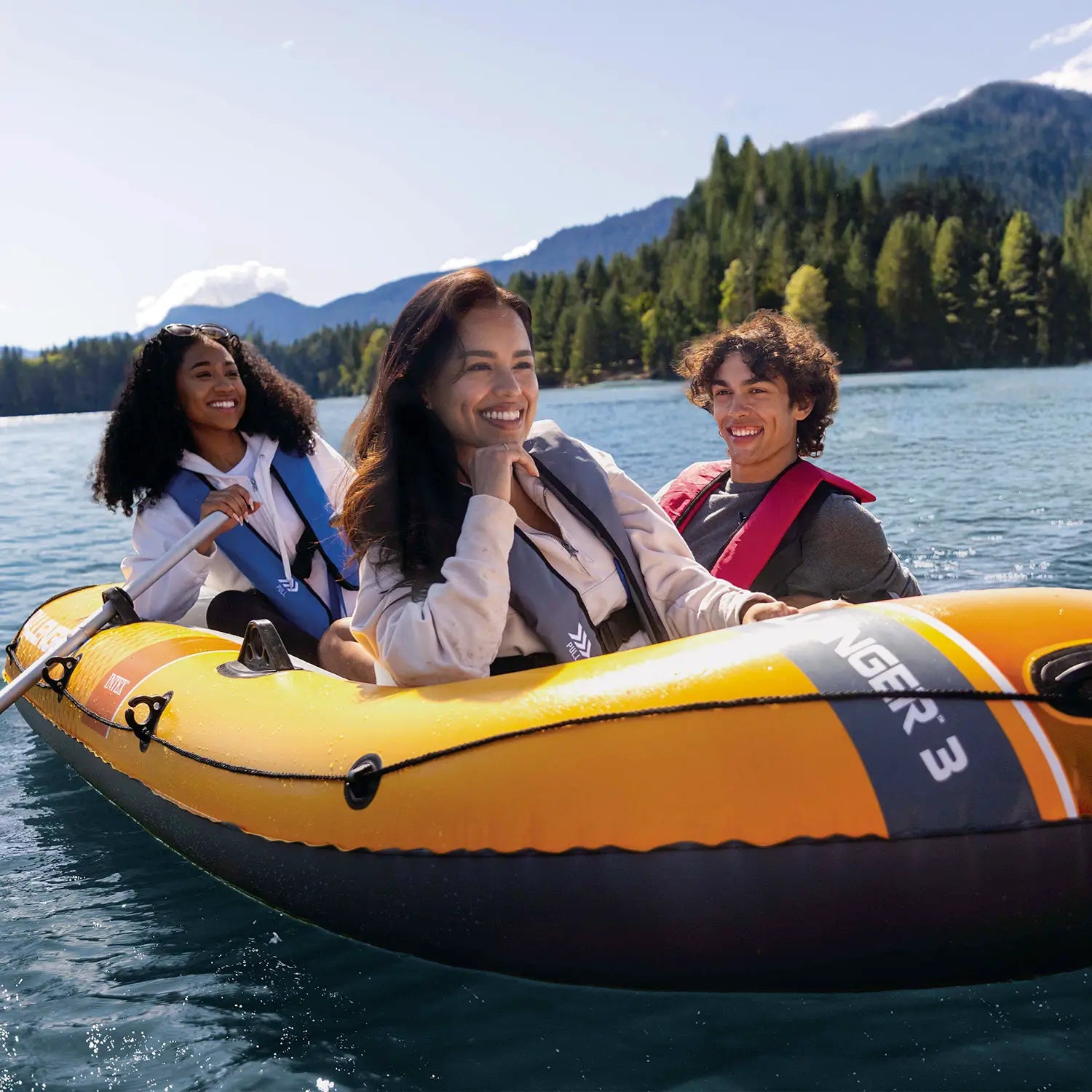Intex Challenger 3-Sitzer-Beiboot, 295 x 137 x 43 cm