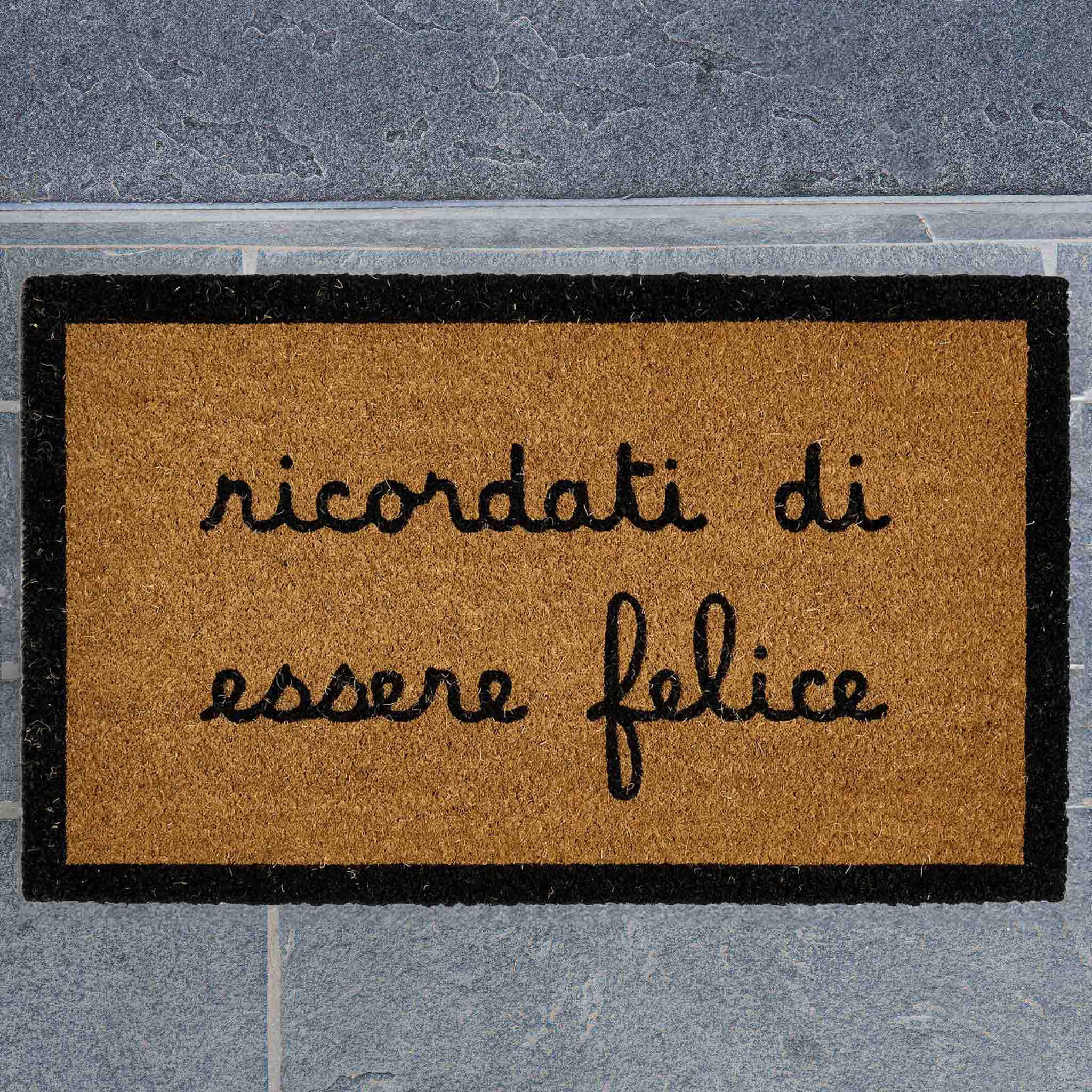 Zerbino Ricordati di essere felice 45x75cm SIMPLE DAY