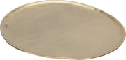 PIATTO OVALE ORO 30CM IN METALLO