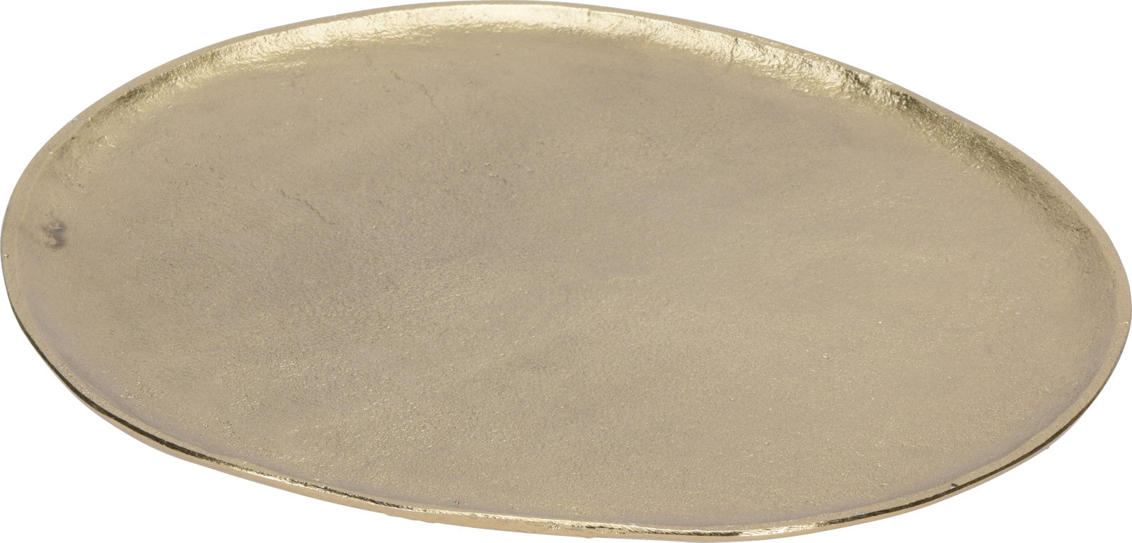 PIATTO OVALE ORO 30CM IN METALLO