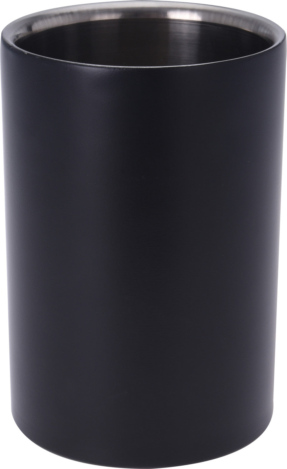 REFRIGERATORE GLACETTE INOX NERO PER VINO E CHAMPAGNE 12X18CM