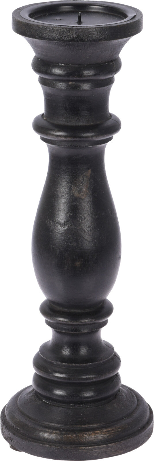 PORTACANDELE IN LEGNO 36CM