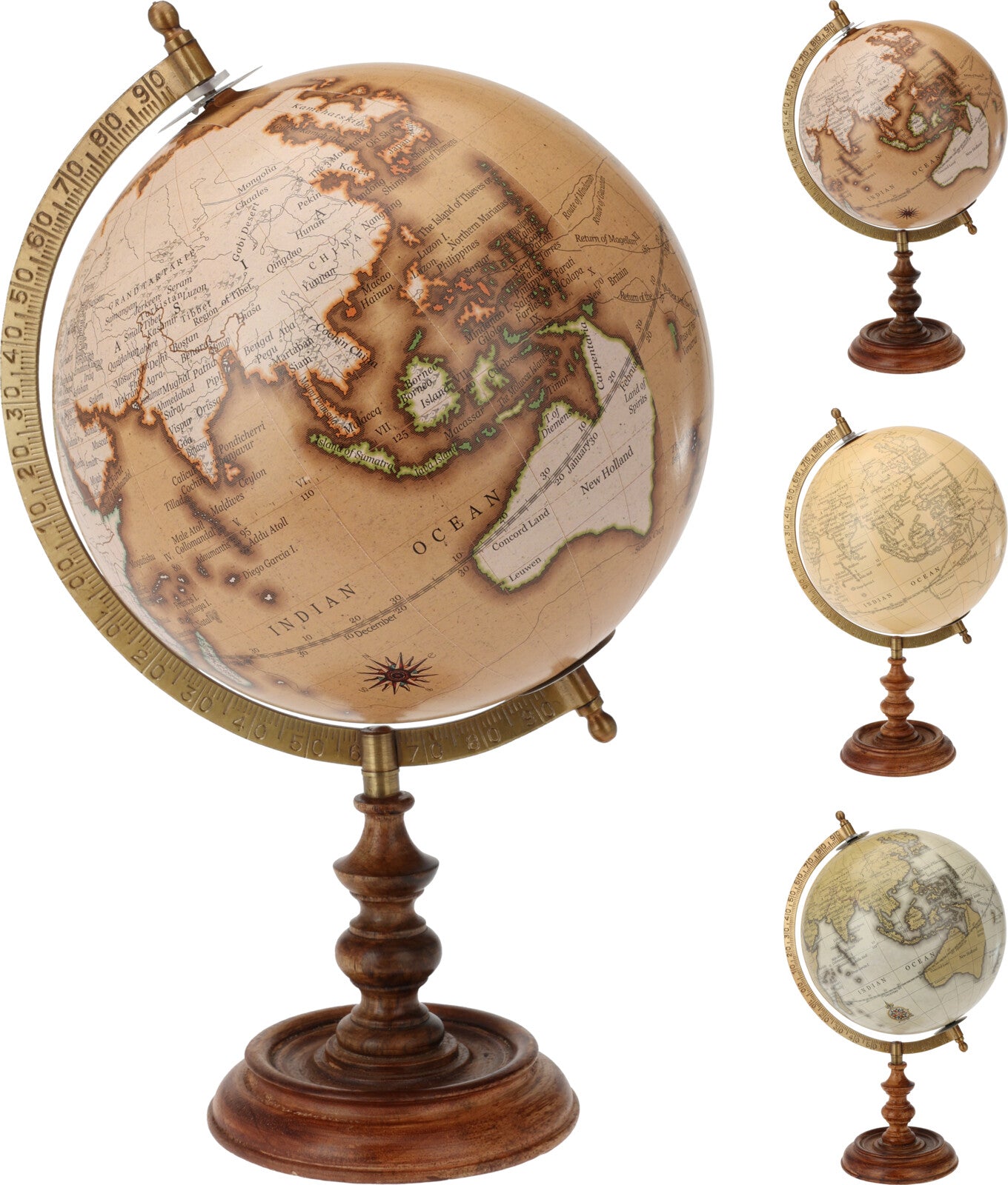 1 MAPPAMONDO DECORATIVO 20CM COLORE ASSORTITO