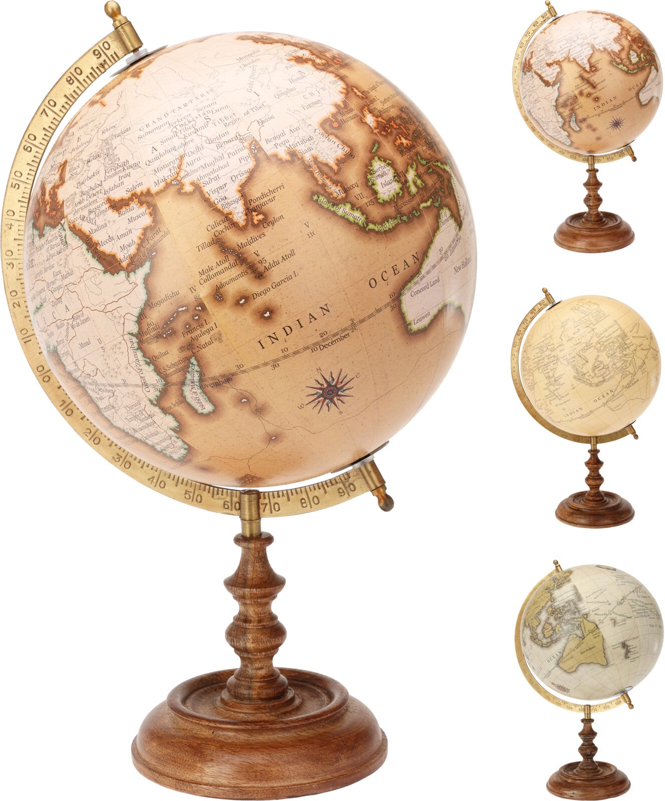 1 MAPPAMONDO DECORATIVO 25CM COLORE ASSORTITO