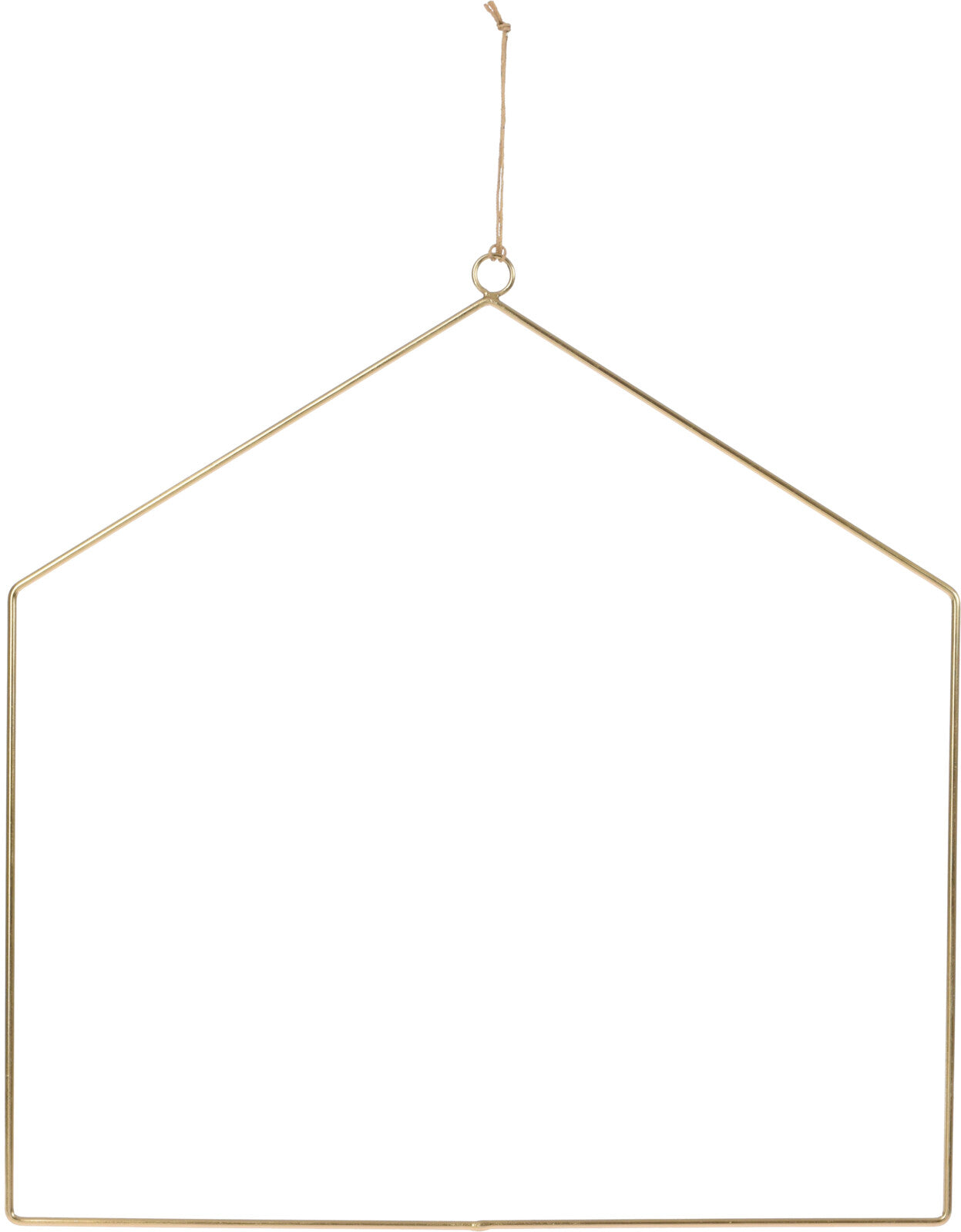CASETTA IN METALLO ORO APPENDIBILE 30X34CM