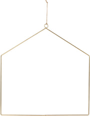 CASETTA IN METALLO ORO APPENDIBILE 40X42CM