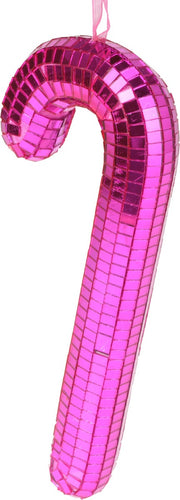 DECORAZIONE NATALIZIA DA APPENDERE, CANDY CANE, 17CM, ROSA