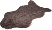 TAPPETO PELO 90X50CM GRIGIO SCURO