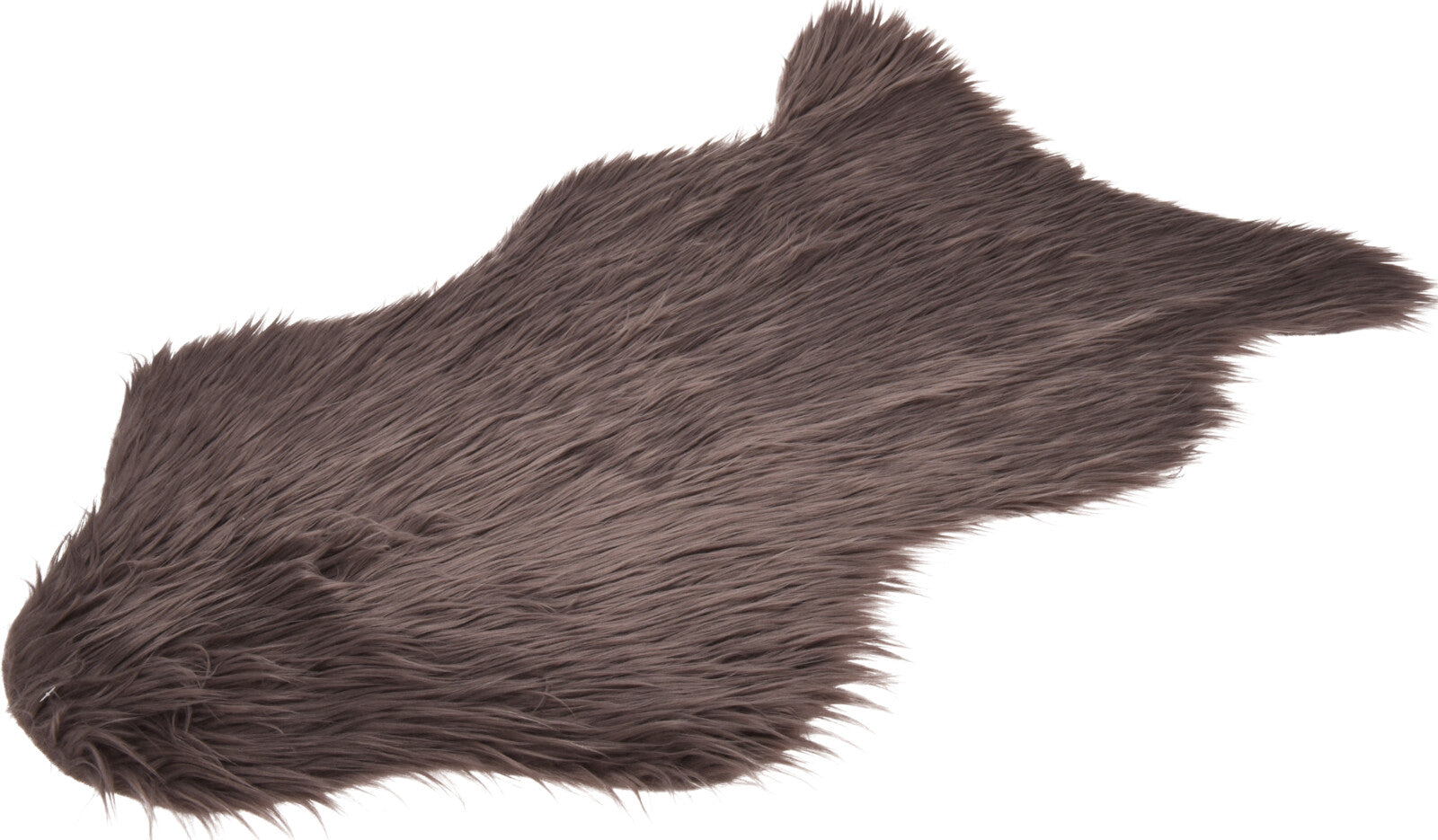 TAPPETO PELO 90X50CM GRIGIO SCURO
