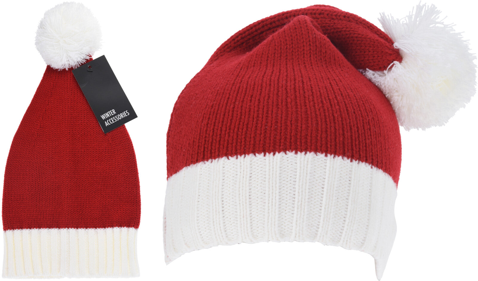 CAPPELLO NATALIZIO PER BAMBINI, COLORE ROSSO