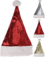 CAPPELLO BABBO NATALE 46X30CM ASSORTITO