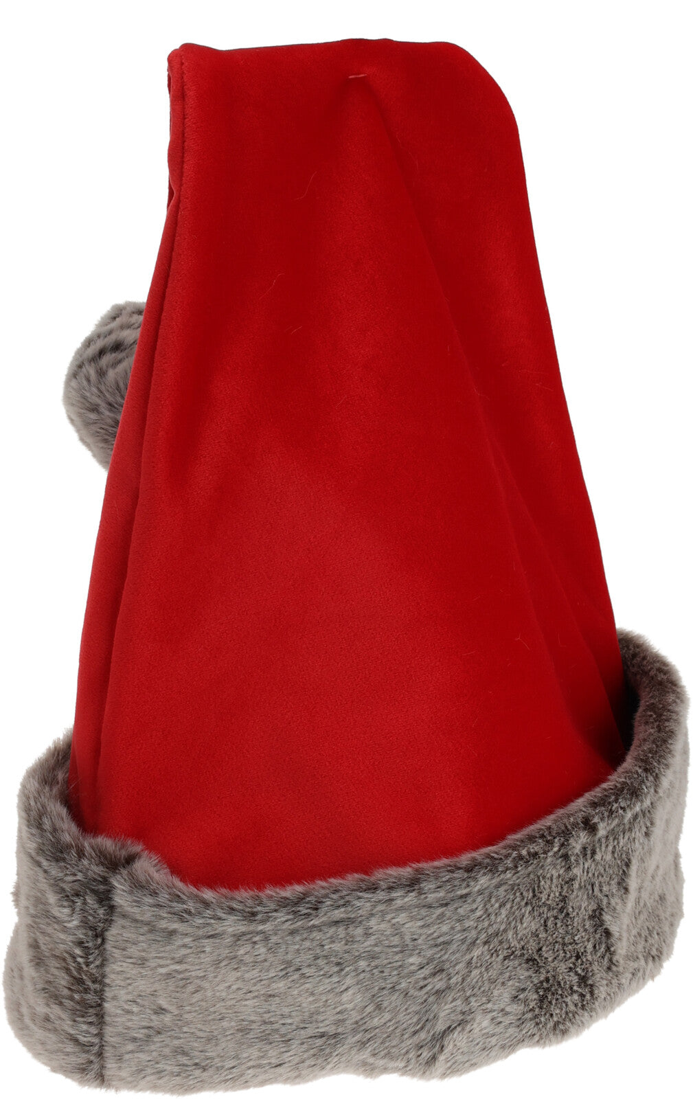 CAPPELLO NATALIZIO ROSSO CON PELO