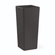 VASO CACHE-POT CLOU QUADRATO H.1MT ANTRACITE