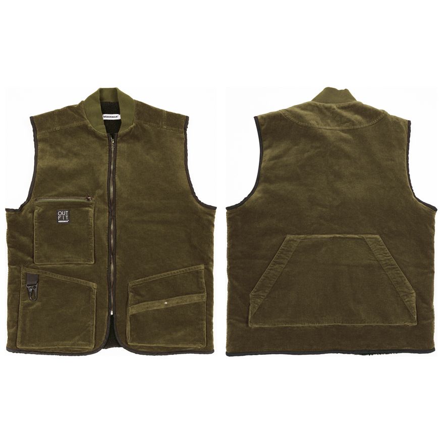GILET LINEA "ABETE" UOMO IN VELLUTO AZTEC TAGLIA M