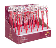 MATITA BABBO NATALE MODELLO ASSORTITO ROSSA