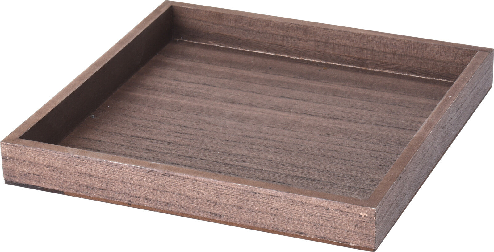 VASSOIO LEGNO 25X25X3CM BROWN