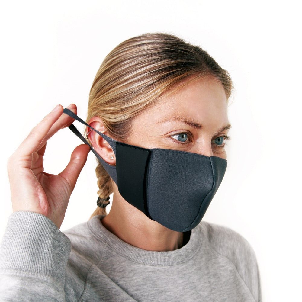 MASCHERINA LAVABILE TAGLIA L ANTIBATTERICA ACTIVE MASK DARK GREY