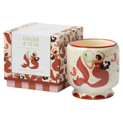 Candela in Ceramica 'Mermaid & Moon' 226g Ginger & Teak Paddywax