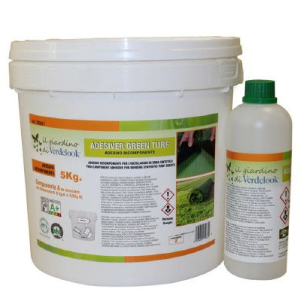 Adesivo Green Turf BI Bicomponente per Erba Sintetica 5 kg Verdelook