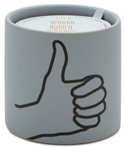 PADDYWAX Candela in Vetro Impressions "Thumbs Up" Fragranza Foglia di Menta 163gr