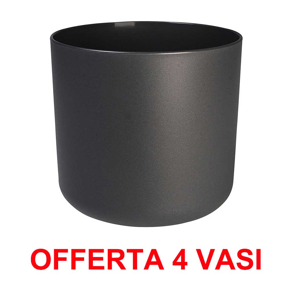 OFFERTA 4 VASO B.FOR SOFT ROUND 22CM ANTRACITE