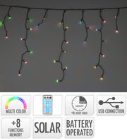 TENDA 240 LED RICARICABILE, 889X52CM, MULTICOLORE