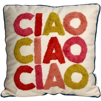 Cuscino "Ciao" 45x45 cm