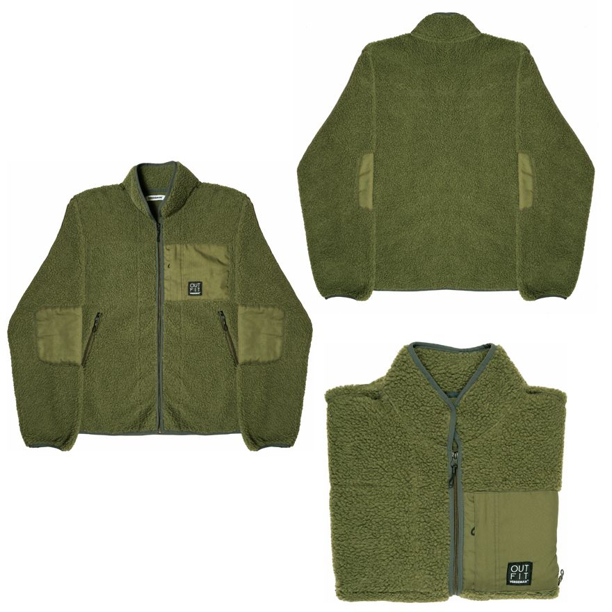 GIACCA LINEA "AGRIFOGLIO" UNISEX OLIVA TAGLIA XL