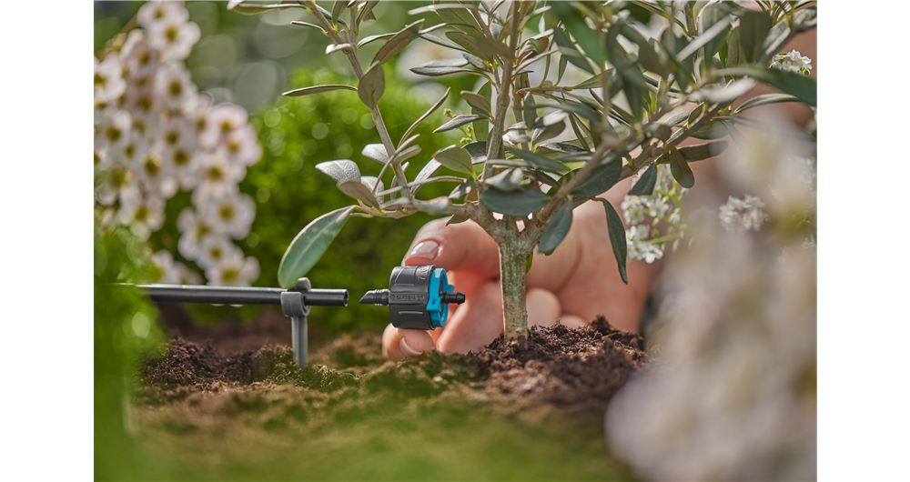 GOCCIOLATORE DI FINE LINEA REGOLABILE AUTOCOMPENSANTE