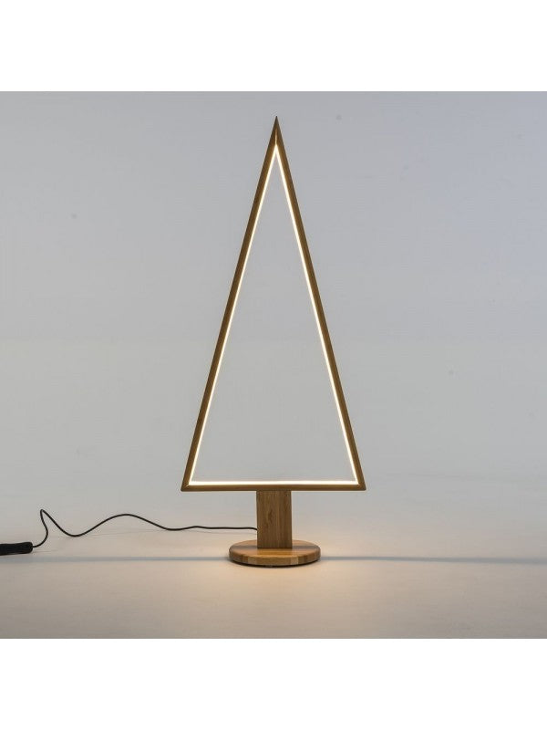 ABETE TRIANGOLARE H.145 SUPERBRIGHT BIANCO CALDO LEGNO MASSELLO