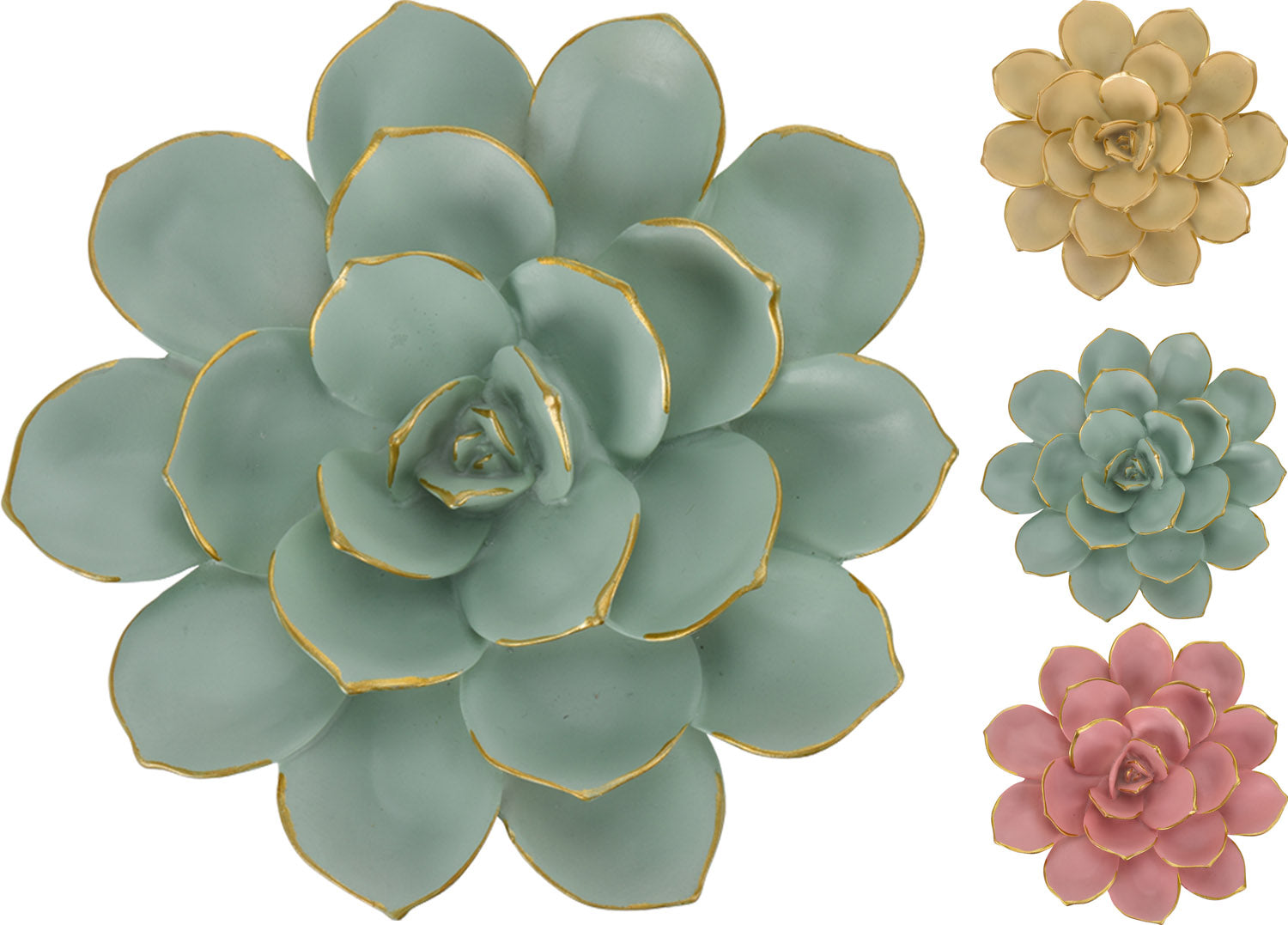 FIORE DECORAZIONE APPENDIBILE IN RESINA 10CM COLORE A SCELTA