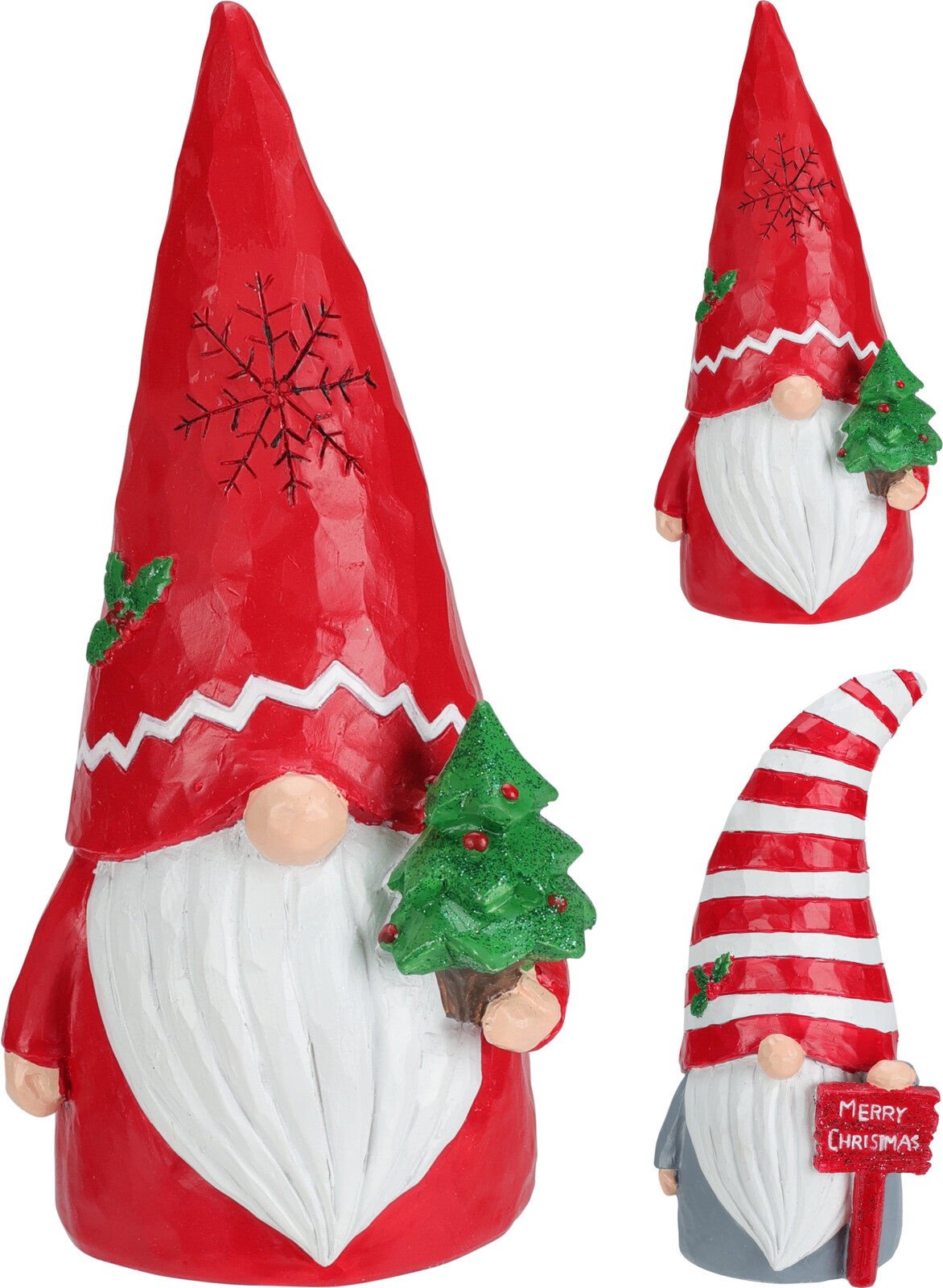 1 GNOMO NATALIZIO DECORATIVO 20CM MODELLO ASSORTITO