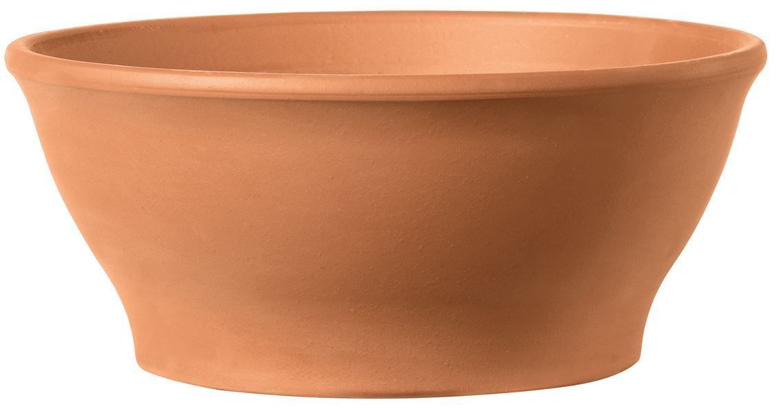 CIOTOLA LISCIA 23CM TERRACOTTA