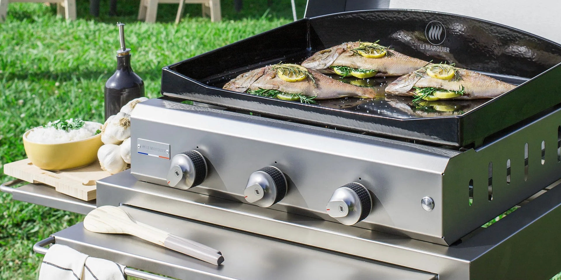 PIASTRA A GAS PLANCHA AMALIA 360 NERA