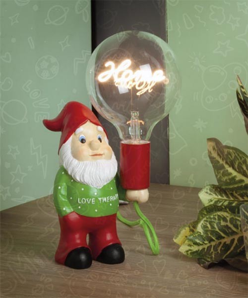LAMPADA DA TAVOLO NANO NANI ROSSO/VERDE