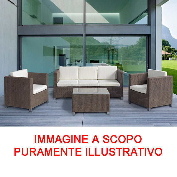 PANCA 3 POSTI SAN DIEGO 70X185X75 CM TALPA