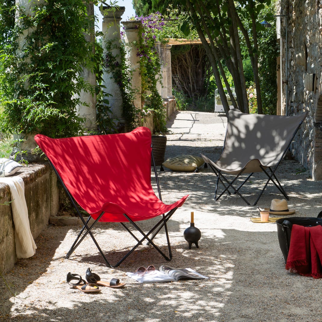 POLTRONA PIEGHEVOLE MAXI POP UP GARANCE ROSSA