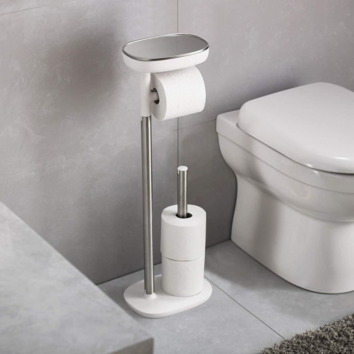 TORRETTA DA BAGNO EASYSTORE BUTLER CON PORTA OGGETTI