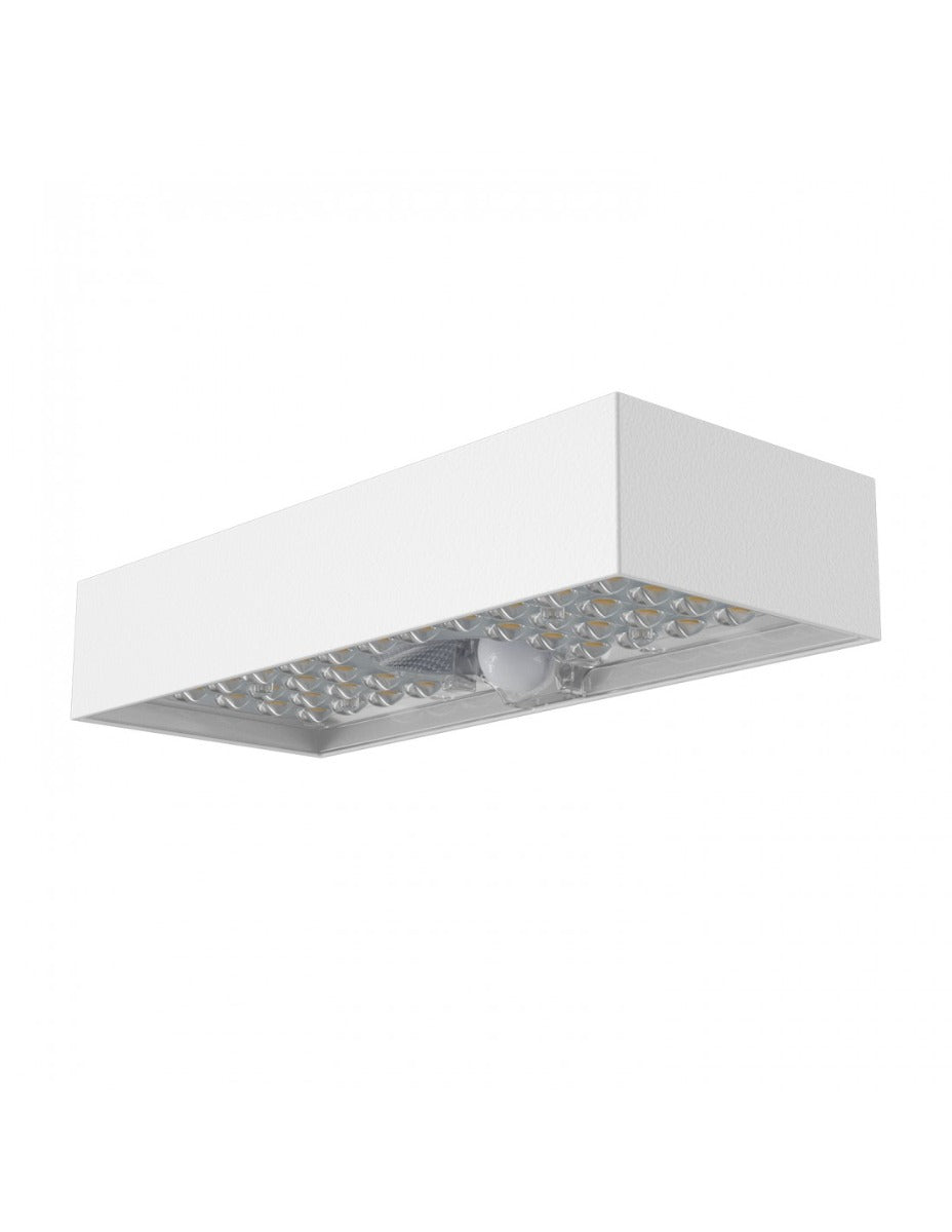 APPLIQUE LED A CARICA SOLARE 800 LUMEN, CON RILEVATORE DI MOVIMENTO. BIANCO