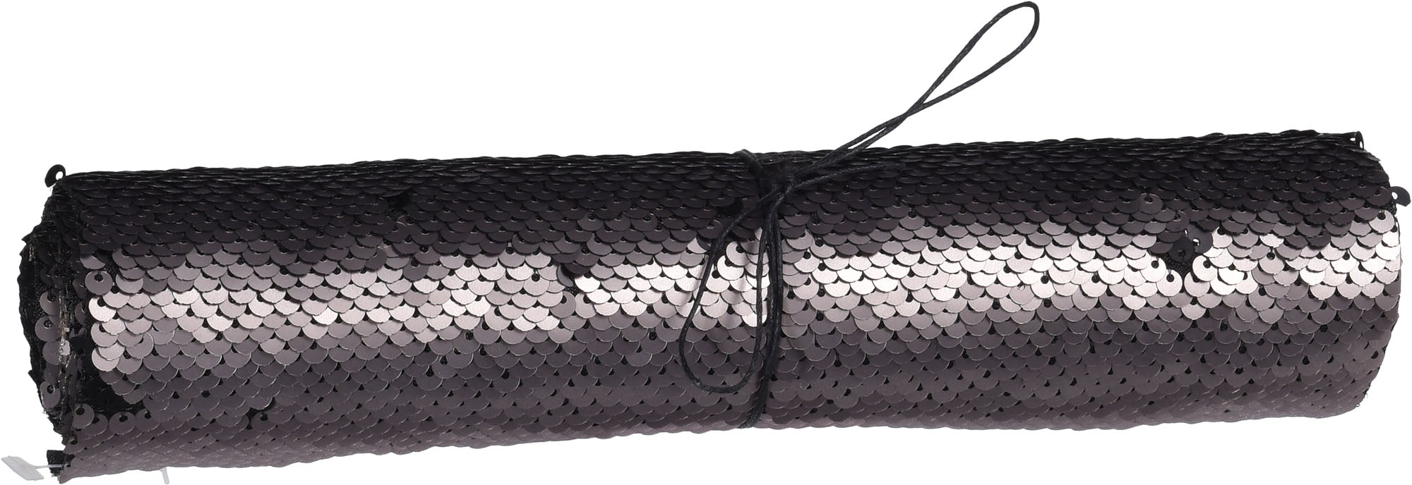 TESSUTO DECORATIVO 25X125CM CON PAILLETTES NERO
